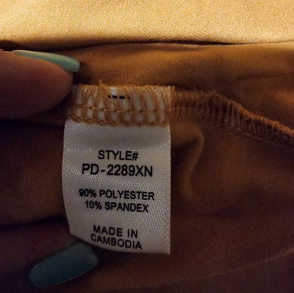 Zenana NWOT Orange Dress with front tie SUPER SOFT - Picture 6 of 6